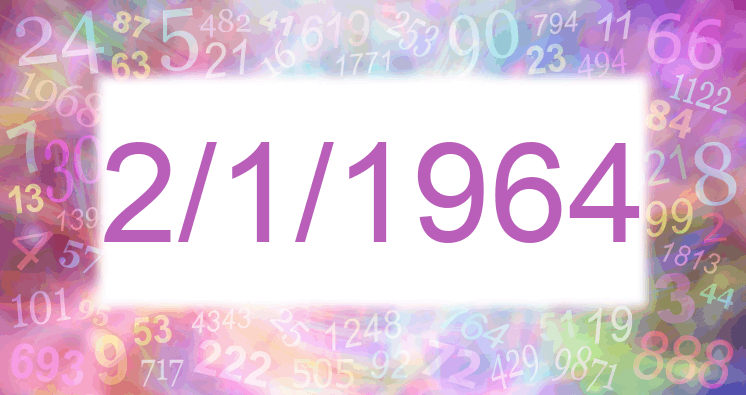 Numerology of date 2/1/1964