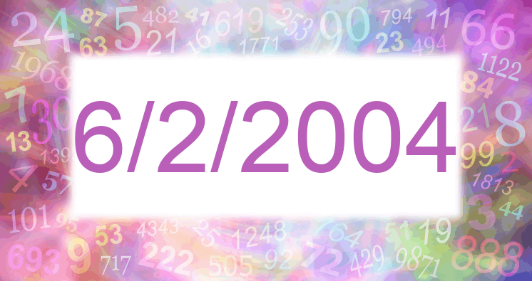 Numerology of date 6/2/2004