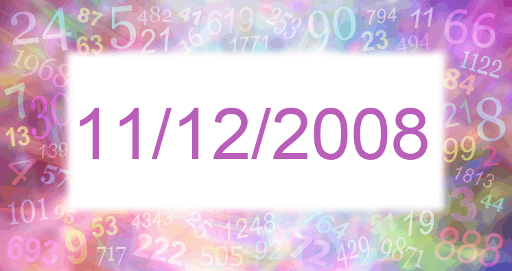 Numerology of date 11/12/2008