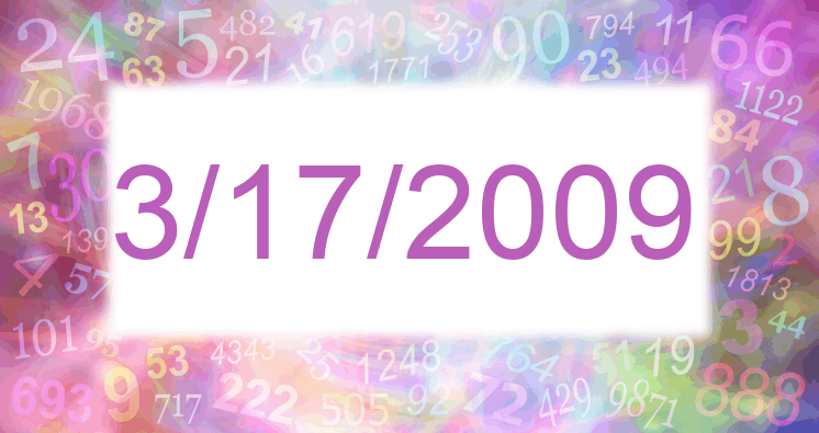 Numerology of date 3/17/2009