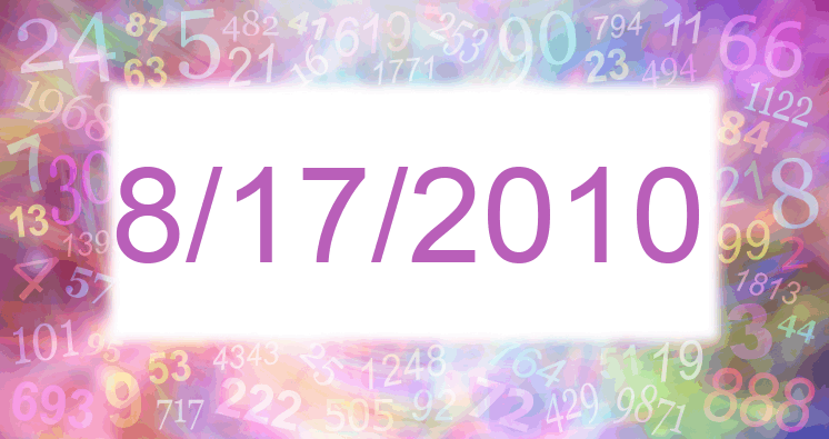 Numerology of date 8/17/2010