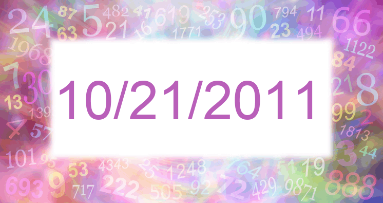 Numerology of date 10/21/2011