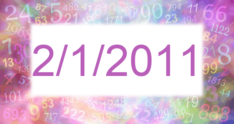 Numerology of date 2/1/2011