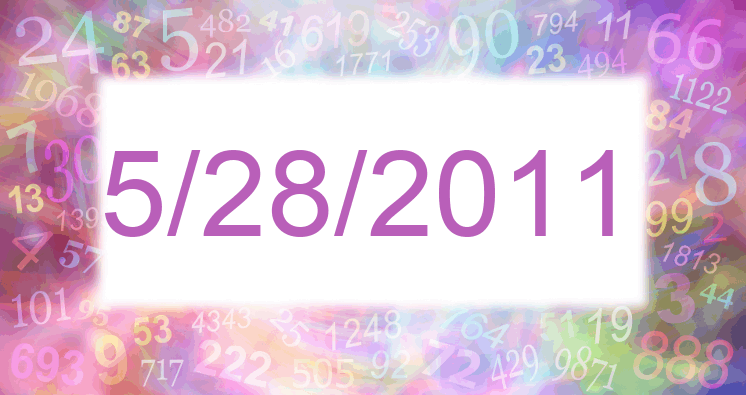 Numerology of date 5/28/2011