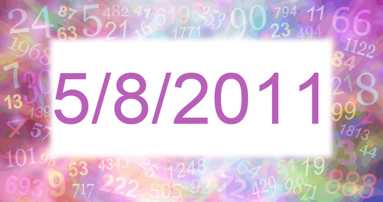 Numerology of date 5/8/2011