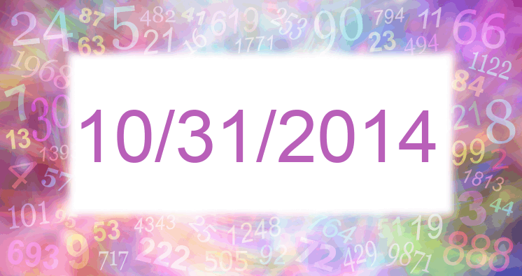 Numerology of date 10/31/2014
