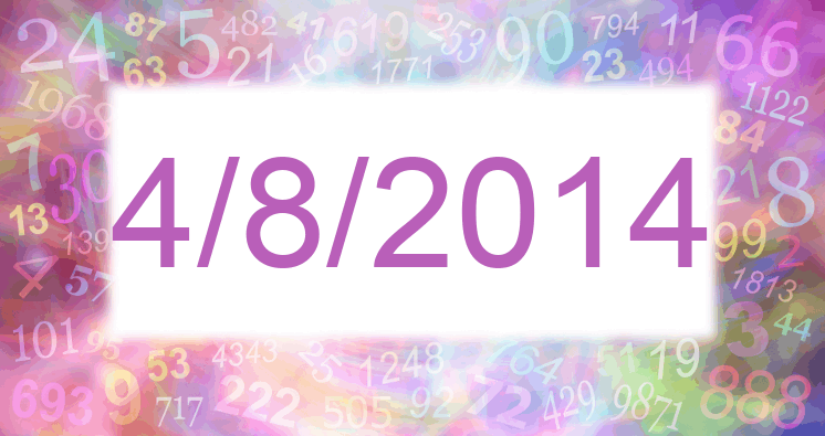 Numerology of date 4/8/2014