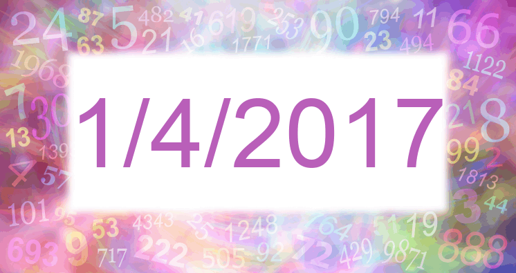 Numerology of date 1/4/2017