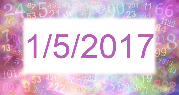 Numerology of date 1/5/2017