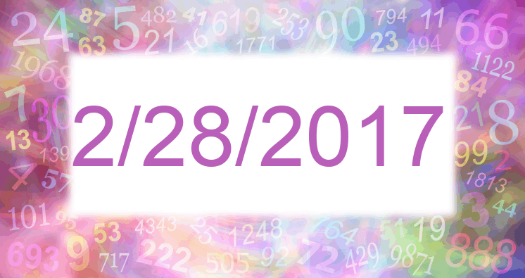 Numerology of date 2/28/2017