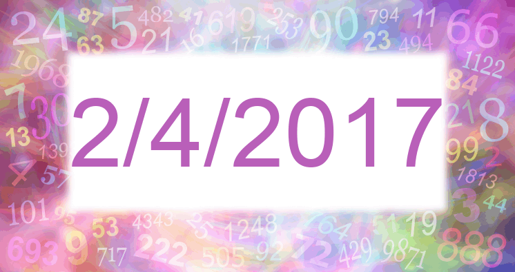 Numerology of date 2/4/2017