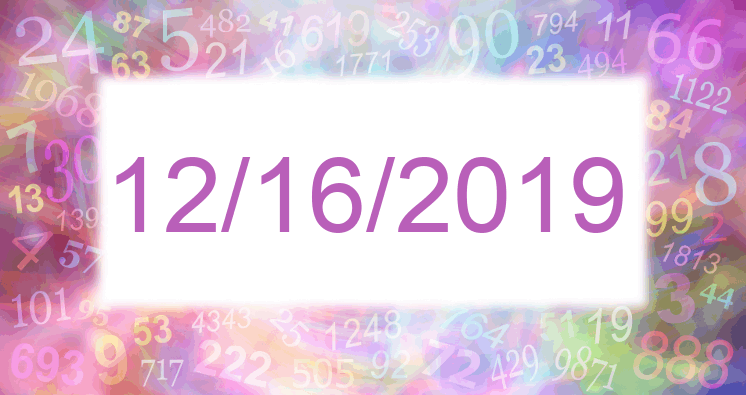 Numerology of date 12/16/2019
