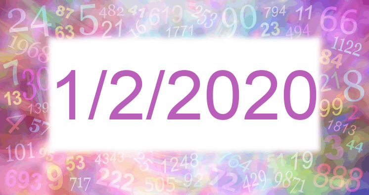 Numerology of date 1/2/2020