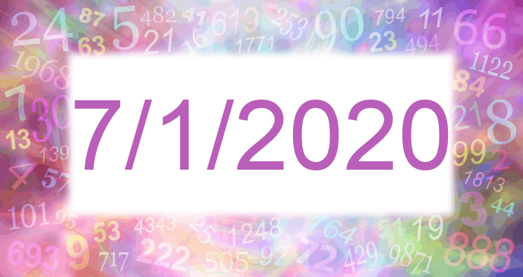 Numerology of date 7/1/2020