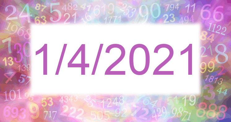 Numerology of date 1/4/2021