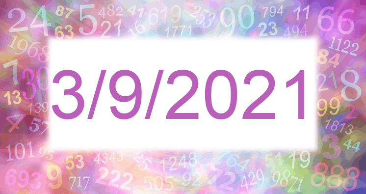 Numerology of date 3/9/2021