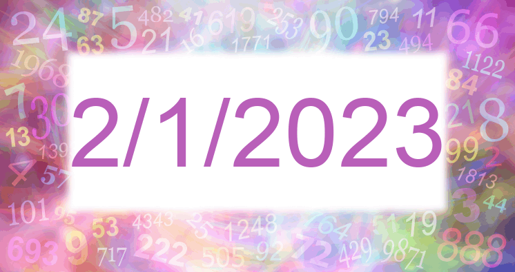 Numerology of date 2/1/2023