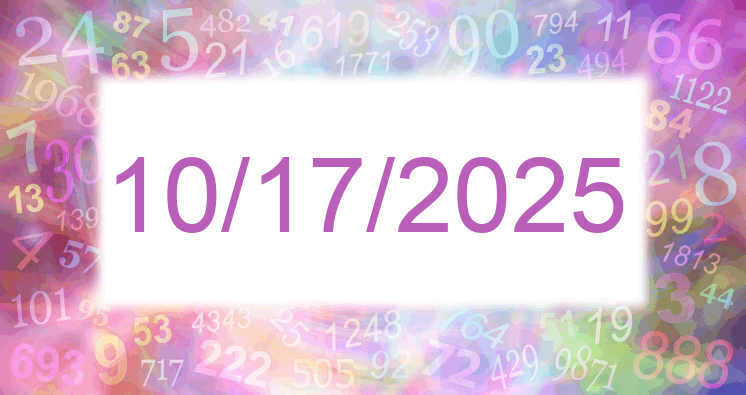 Numerology of date 10/17/2025