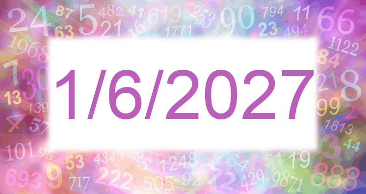 Numerology of date 1/6/2027