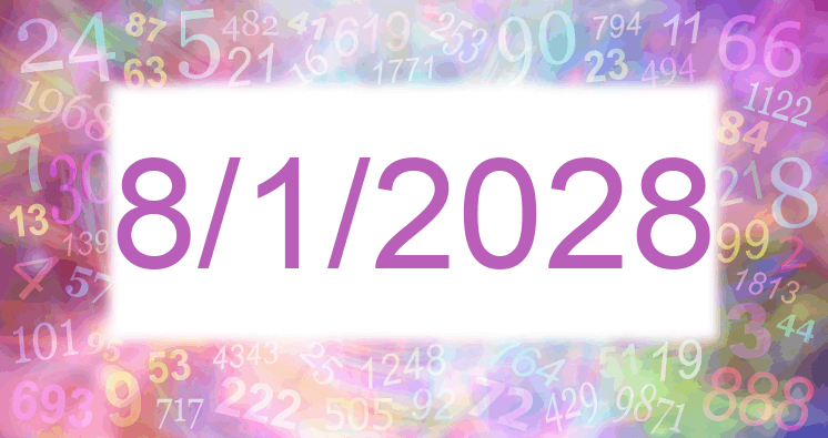 Numerology of date 8/1/2028