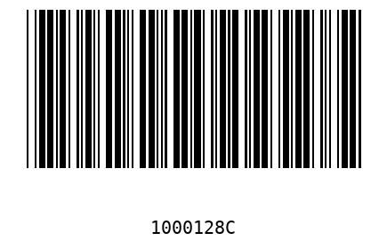 Bar code, type 39 1000128