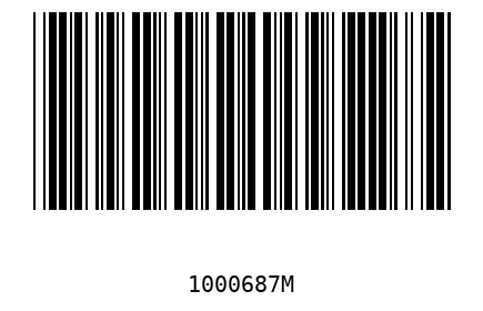 Bar code, type 39 1000687