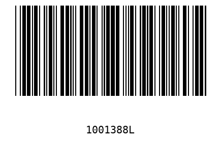 Bar code, type 39 1001388
