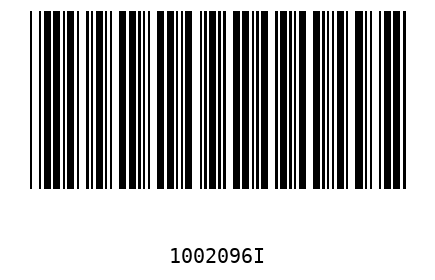 Bar code, type 39 1002096