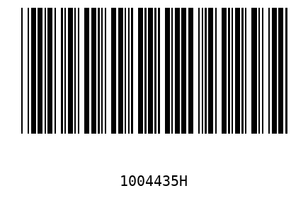 Bar code, type 39 1004435