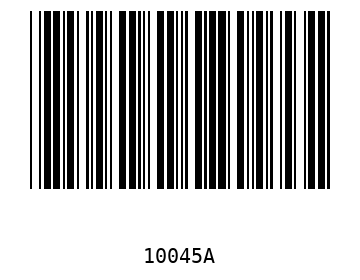 Bar code, type 39 10045