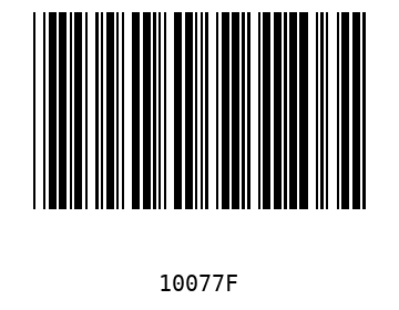 Bar code, type 39 10077