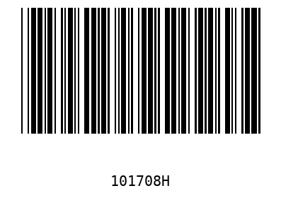 Bar code, type 39 101708