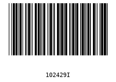 Bar code, type 39 102429