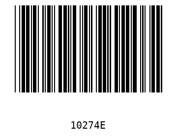 Bar code, type 39 10274