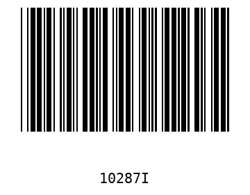 Bar code, type 39 10287