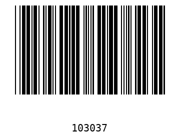 Bar code, type 39 10303