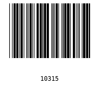 Bar code, type 39 1031