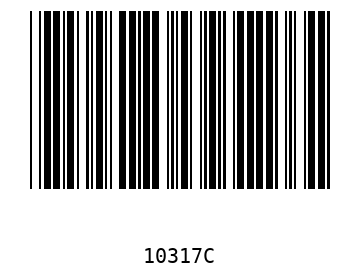 Bar code, type 39 10317