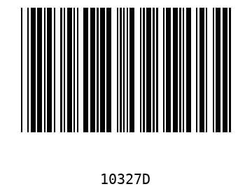 Bar code, type 39 10327