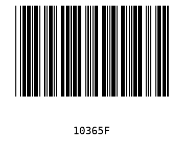 Bar code, type 39 10365