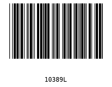 Bar code, type 39 10389