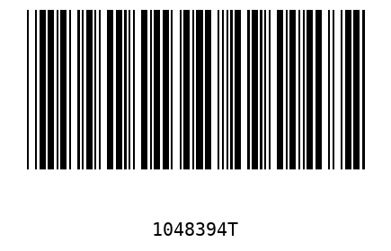 Bar code, type 39 1048394
