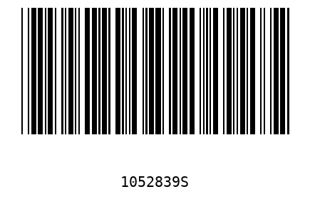 Bar code, type 39 1052839
