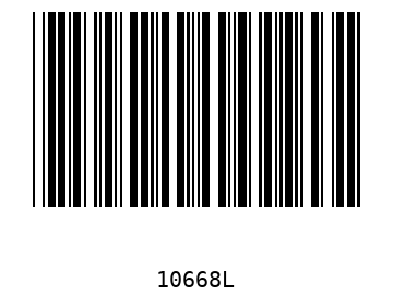 Bar code, type 39 10668