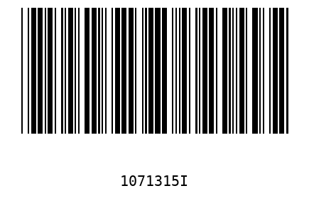 Bar code, type 39 1071315
