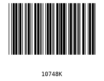 Bar code, type 39 10748