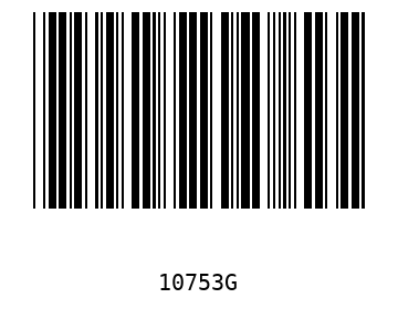 Bar code, type 39 10753
