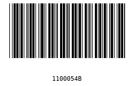 Bar code, type 39 1100054
