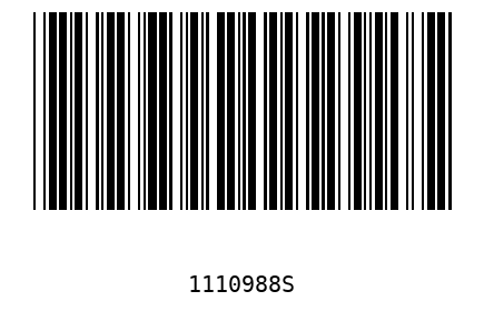 Bar code, type 39 1110988
