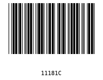 Bar code, type 39 11181